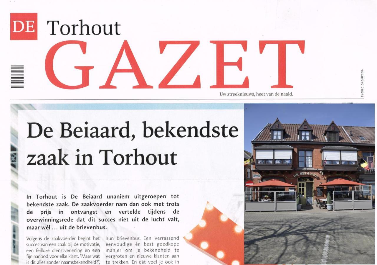Hotel Brasserie De Beiaard Torhout Esterno foto